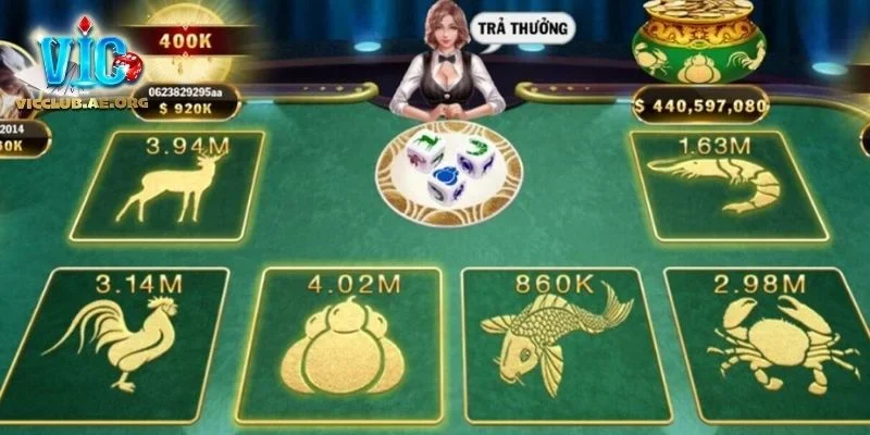 Hệ thống lắc xúc xắc tự động trong cá cược bầu cua