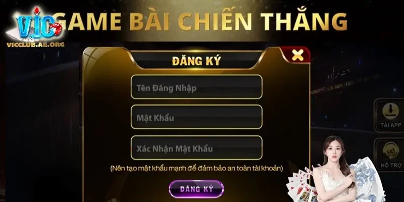 Các bước tạo tài khoản VICCLUB đơn giản